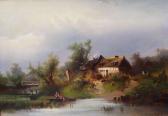 HILLER Heinrich Ländliche Idylle Mit Altem Fachwerkhaus HILLER Heinrich Ländliche Idylle Mit Altem Fachwerkhaus