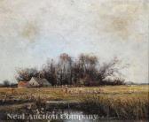 HILLIARD William Henry Pastoral Scene HILLIARD William Henry Pastoral Scene