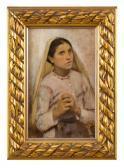 HIREMY-HIRSCHL Adolf Fanciulla Velata Orante HIREMY-HIRSCHL Adolf Fanciulla Velata Orante