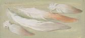 HODGKIN Eliot Four Flamingo Feathers HODGKIN Eliot Four Flamingo Feathers