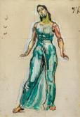HODLER Ferdinand Study For "blick Ins Unendliche" HODLER Ferdinand Study For "blick Ins Unendliche"