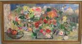HOFFMANN Fritz Modernes Blumenstillleben HOFFMANN Fritz Modernes Blumenstillleben