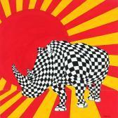 HOFMAN Ronald Rhino Rising Sun HOFMAN Ronald Rhino Rising Sun
