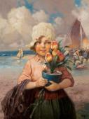 HOGER Rudolf Alfred Dutch Flower Girl HOGER Rudolf Alfred Dutch Flower Girl