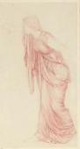HOLIDAY Henry James Study Of A Draped Classical Figure, Full-length HOLIDAY Henry James Study Of A Draped Classical Figure, Full-length