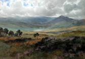 HOLMAN Edwin Charles Pascoe The Dartmoor Hills, Spring, 1925 HOLMAN Edwin Charles Pascoe The Dartmoor Hills, Spring, 1925