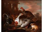 HONDECOETER de Melchior Federvieh Und Kaninchen HONDECOETER de Melchior Federvieh Und Kaninchen