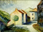 HONEDER Walter Provence - Häuser Vor Gebirgskette HONEDER Walter Provence - Häuser Vor Gebirgskette