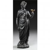 HOPPER Humphrey A Painted Stucco Figure Of Ceres HOPPER Humphrey A Painted Stucco Figure Of Ceres