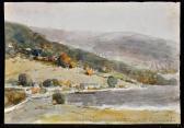 HORTON George Edward Looking From Loughrigg Over To Water Edge Hotel HORTON George Edward Looking From Loughrigg Over To Water Edge Hotel