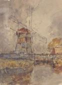 HORTON Louise Study Of A Windmill HORTON Louise Study Of A Windmill