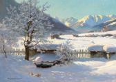 HOSER Franz Ansicht Von Davos Im Winter HOSER Franz Ansicht Von Davos Im Winter
