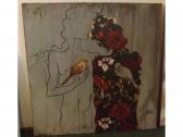 HOSSEIN EDALATKHAH Flowered Lady And Bird HOSSEIN EDALATKHAH Flowered Lady And Bird