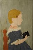 hotchkiss k. Portrait Of A Girl With Book hotchkiss k. Portrait Of A Girl With Book