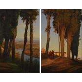 HOTCHKISS Thomas H. 'cypresses On Monte Mario Near Rome' HOTCHKISS Thomas H. 'cypresses On Monte Mario Near Rome'