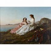 HOURY Charles Borromee A. Napoleon's Mistress With Handmaiden HOURY Charles Borromee A. Napoleon's Mistress With Handmaiden