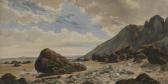 HOURY Charles Borromee A. Rivage De Mer Avec Rochers HOURY Charles Borromee A. Rivage De Mer Avec Rochers