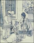 HOUSSER Yvonne McKague Mexican Village HOUSSER Yvonne McKague Mexican Village