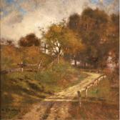 HOWLAND Alfred Cornelius A Country Lane In Vermont HOWLAND Alfred Cornelius A Country Lane In Vermont