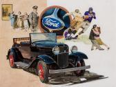 HOYNE Thomas Maclay Original Illustrations Of Vintage Automobiles HOYNE Thomas Maclay Original Illustrations Of Vintage Automobiles