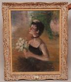 HULDAH Cherry Jeffe Ballerina With Bouquet HULDAH Cherry Jeffe Ballerina With Bouquet