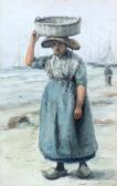 HUME Edith Fisherwoman On The Shore HUME Edith Fisherwoman On The Shore