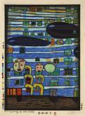 HUNDERTWASSER Friedensreich Gesang Der Wale / Chanson De Baleines (version Bleue). HUNDERTWASSER Friedensreich Gesang Der Wale / Chanson De Baleines (version Bleue).