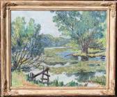 HUNGERFORD Marian River Landscape HUNGERFORD Marian River Landscape