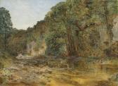 HUNT Alfred William Long Shadows Across A Narrow Glade HUNT Alfred William Long Shadows Across A Narrow Glade