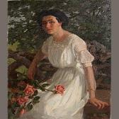HUNT Esther Anna A Portrait Of Marjorie Nicholas HUNT Esther Anna A Portrait Of Marjorie Nicholas
