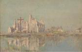 HUYGENS Léon Landscape With Ruins HUYGENS Léon Landscape With Ruins