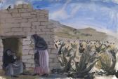 IACOVLEFF Alexander Evgenevich Mexican Scene IACOVLEFF Alexander Evgenevich Mexican Scene