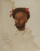 IACOVLEFF Alexander Evgenevich Portrait Of A Kashmiri Man IACOVLEFF Alexander Evgenevich Portrait Of A Kashmiri Man