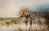 IBAÑEZ FLOREZ Eduardo Paisaje Con Ganado IBAÑEZ FLOREZ Eduardo Paisaje Con Ganado