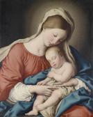 IL SASSOFERRATO Giovanni Battista Salvi Madonna Mit Dem Schlafenden Kind IL SASSOFERRATO Giovanni Battista Salvi Madonna Mit Dem Schlafenden Kind