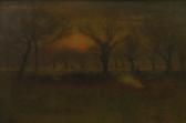 INNESS George Sunrise In The Apple Orchard INNESS George Sunrise In The Apple Orchard