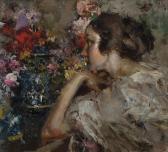IROLLI Vincenzo Sisina Con Vaso Di Fiori IROLLI Vincenzo Sisina Con Vaso Di Fiori