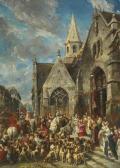 ISABEY Eugene Louis Gabriel St. Hubert's Day (the Blessing Of The Hounds) ISABEY Eugene Louis Gabriel St. Hubert's Day (the Blessing Of The Hounds)