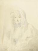 ISABEY Jean Baptiste Portrait Of A Young Lady. ISABEY Jean Baptiste Portrait Of A Young Lady.