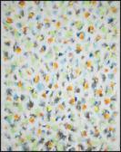 ISKOWITZ Gershon Orange Green Painting ISKOWITZ Gershon Orange Green Painting
