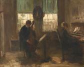 ISRAELS Jozef Interior With Two Musicians ISRAELS Jozef Interior With Two Musicians