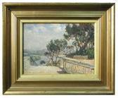 JACKSON Frederick William Italian Lake Scene JACKSON Frederick William Italian Lake Scene