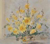 JACKSON Muriel Blomfield Still Life Flower Studies JACKSON Muriel Blomfield Still Life Flower Studies