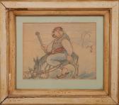 JACOBI Eli Turkish Man On A Donkey JACOBI Eli Turkish Man On A Donkey