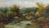 JACOBI M.M. River Scenes, One With Cottage And Fisherman JACOBI M.M. River Scenes, One With Cottage And Fisherman