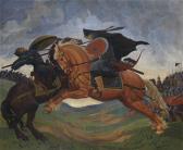 JACOBI MAVRIKY The Single Combat Between Peresvet And Chelubei Before The Battle Of Kulikovo JACOBI MAVRIKY The Single Combat Between Peresvet And Chelubei Before The Battle Of Kulikovo
