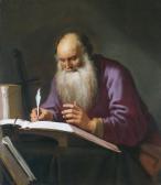 JACOBSZ Lambert Saint Paul The Hermit Writing In His Study JACOBSZ Lambert Saint Paul The Hermit Writing In His Study