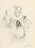 JACQUET Gustave Jean Collection Of Studies Of Female Figures JACQUET Gustave Jean Collection Of Studies Of Female Figures