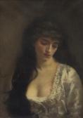 JACQUET Gustave Jean Portrait Of A Lady JACQUET Gustave Jean Portrait Of A Lady
