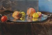 JAKOBIDES Georgios Apples And Quinces On A Silver Tray JAKOBIDES Georgios Apples And Quinces On A Silver Tray